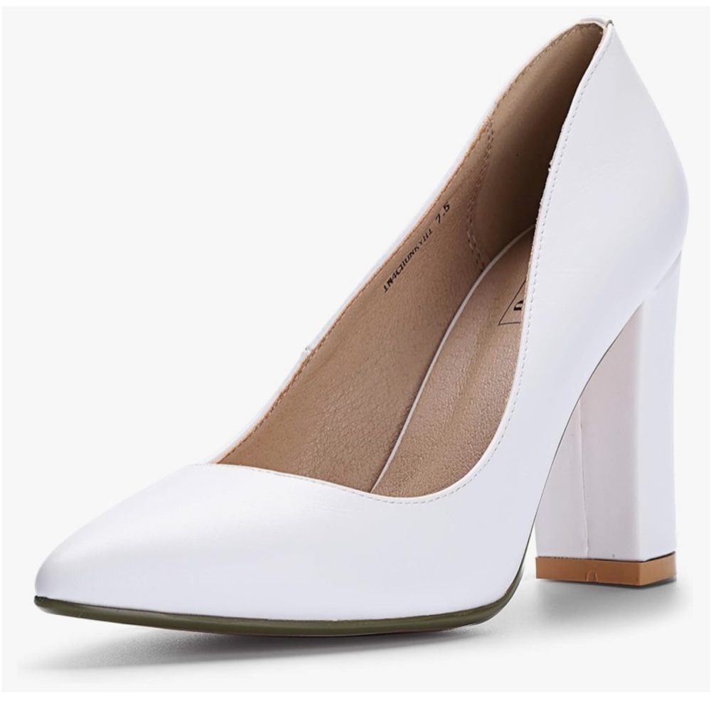 NEW IN BOX White High Heels Size 7.5